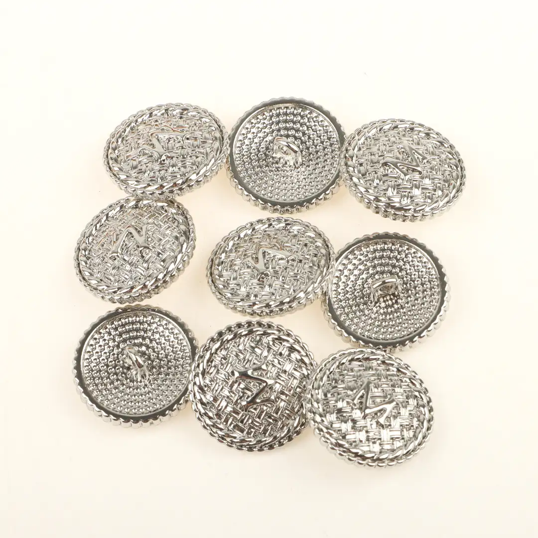 Silver 1 holes Metal Button for Shirt,Overcoat,Suit buy garments accessories in bulk from China wholesaler at wholesale price free worldwide shipping Alibaba