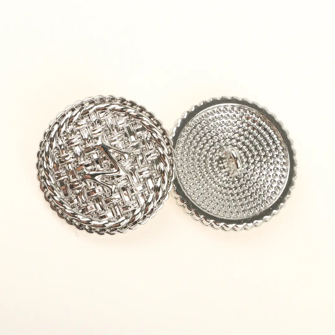 Silver 1 holes Metal Button for Shirt,Overcoat,Suit buy garments accessories in bulk from China wholesaler at wholesale price free worldwide shipping Alibaba
