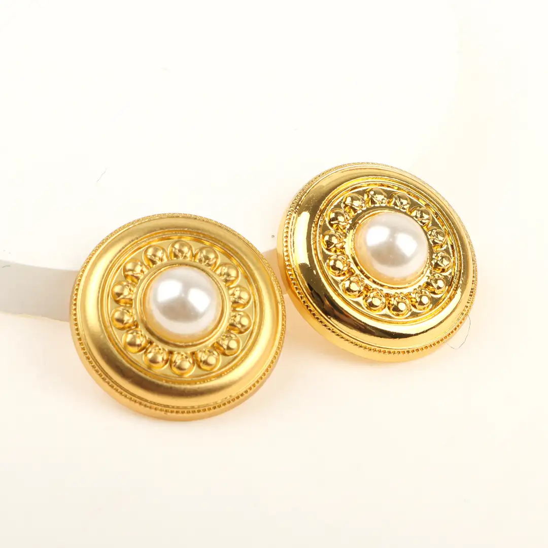 Gold 1 holes Metal Button for Shirt,Overcoat,Suit buy garments accessories in bulk from China wholesaler at wholesale price free worldwide shipping Alibaba