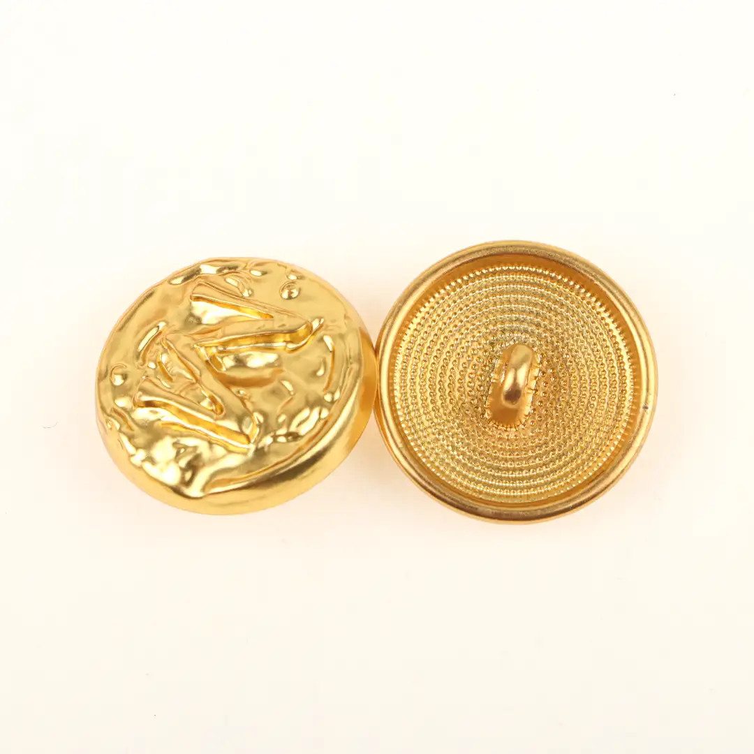 Gold 1 holes Metal Button for Shirt,Overcoat,Suit buy garments accessories in bulk from China wholesaler at wholesale price free worldwide shipping Alibaba