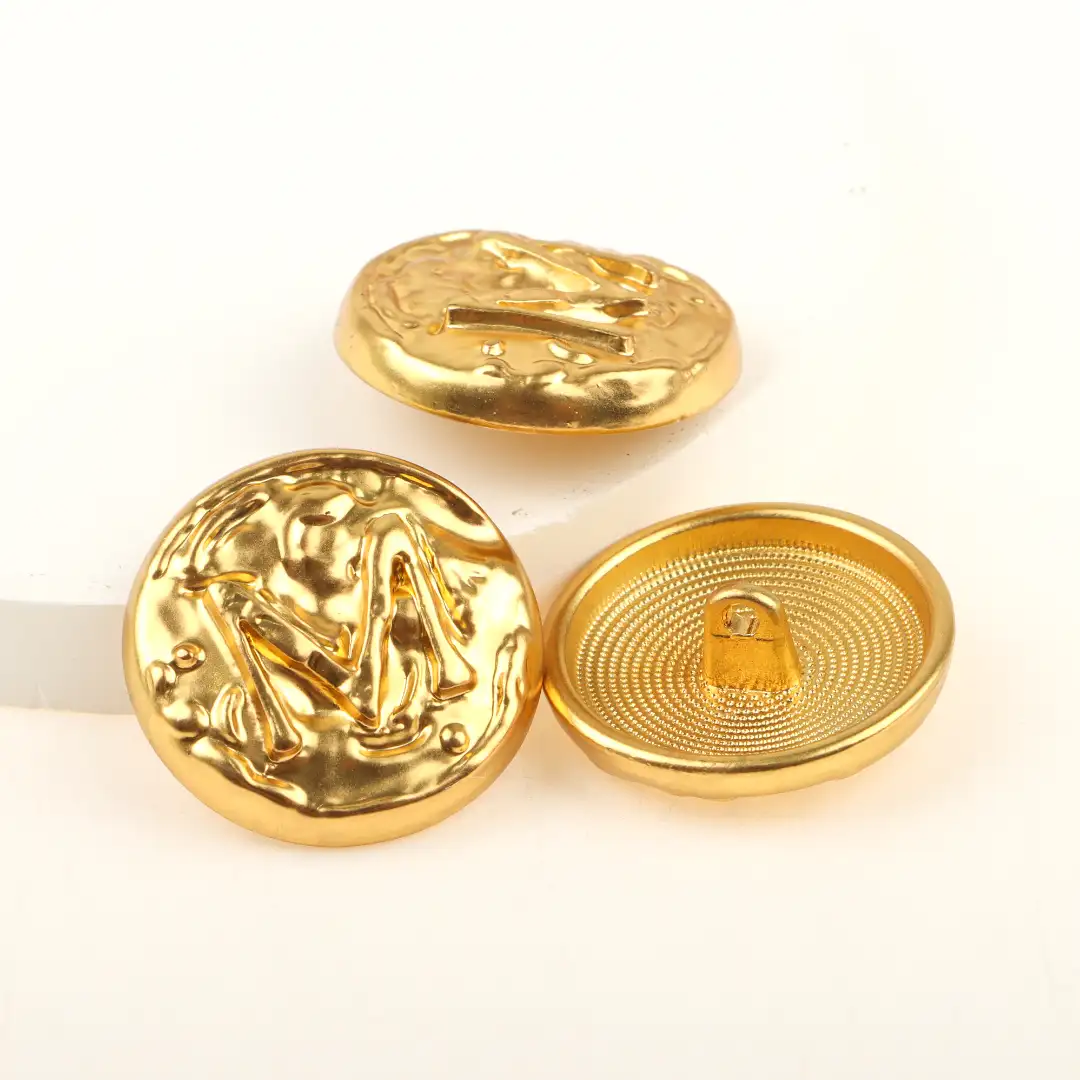 Gold 1 holes Metal Button for Shirt,Overcoat,Suit buy garments accessories in bulk from China wholesaler at wholesale price free worldwide shipping Alibaba