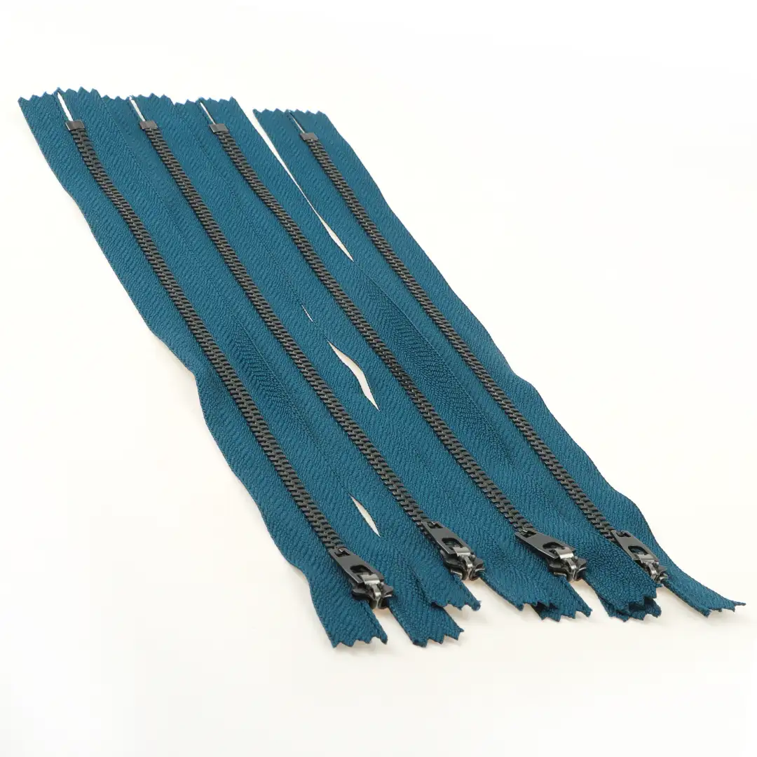 Blue Close Metal Zippers Zipper for Overcoat buy garments accessories in bulk from China wholesaler at wholesale price free worldwide shipping Alibaba