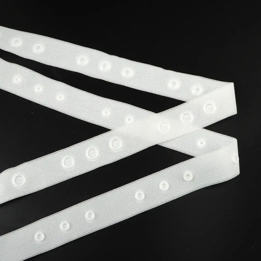 White  Polyester Elastic / Tape for Jump suit buy garments accessories in bulk from China wholesaler at wholesale price free worldwide shipping Alibaba