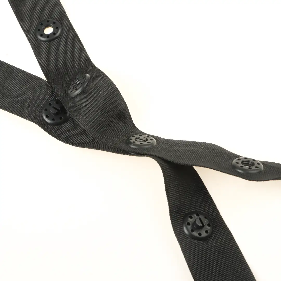 Black  Polyester Elastic / Tape for Jump suit buy garments accessories in bulk from China wholesaler at wholesale price free worldwide shipping Alibaba