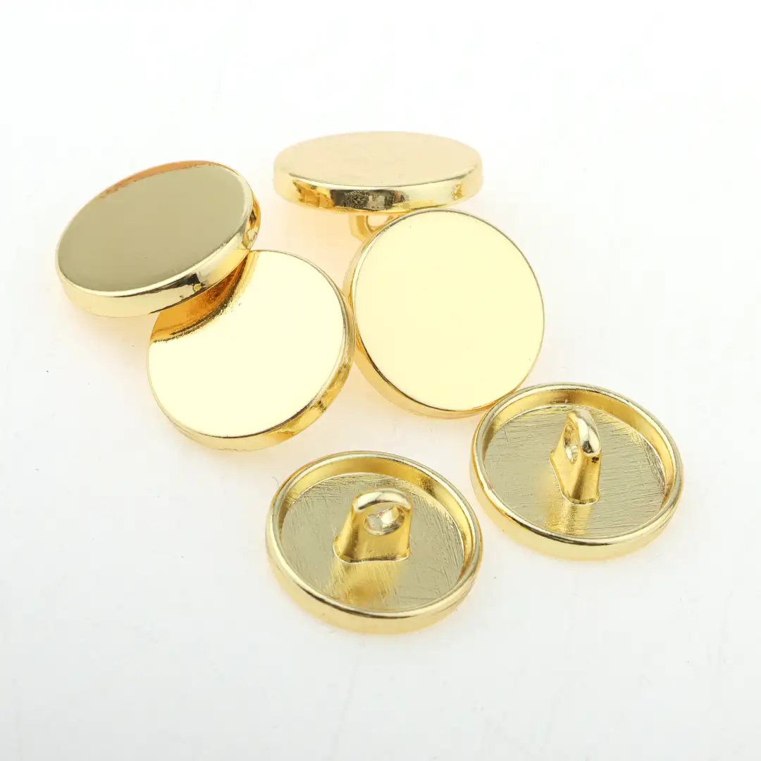 Gold 1 holes Metal Button for Overcoat buy garments accessories in bulk from China wholesaler at wholesale price free worldwide shipping Alibaba