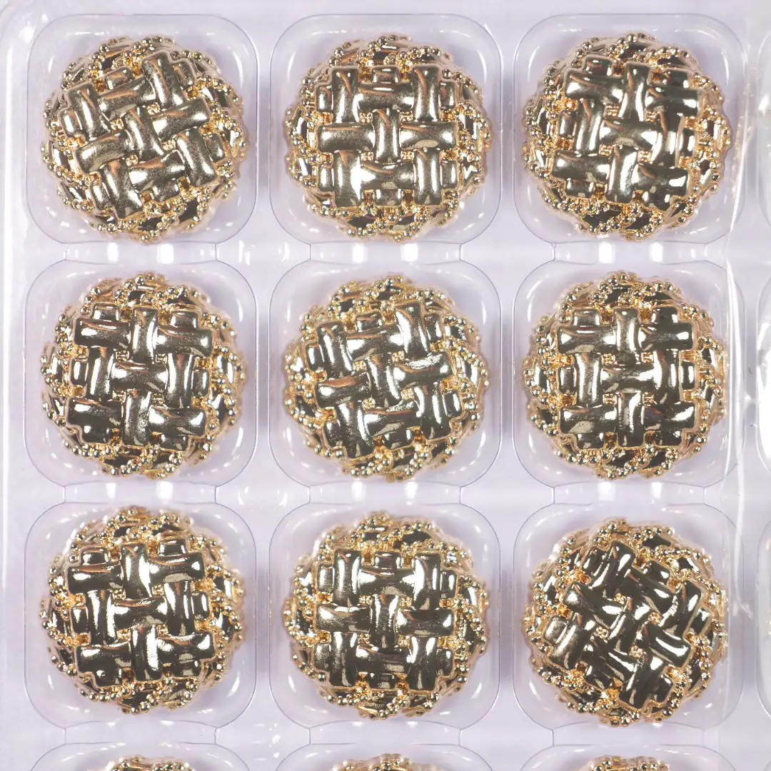 golden 1 holes Metal Button for Blouse buy garments accessories in bulk from China wholesaler at wholesale price free worldwide shipping Alibaba