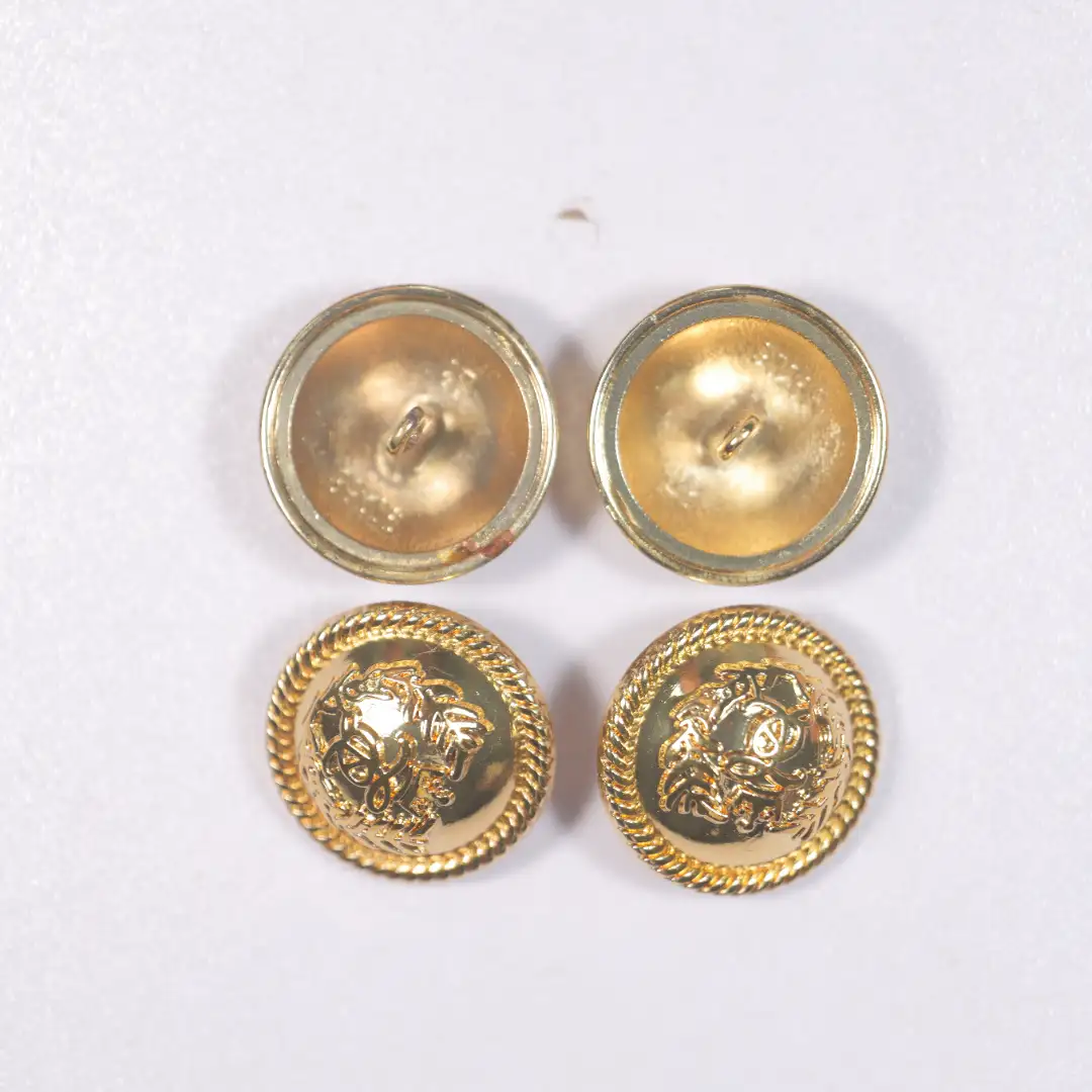 golden 1 holes Metal Button for Blouse buy garments accessories in bulk from China wholesaler at wholesale price free worldwide shipping Alibaba