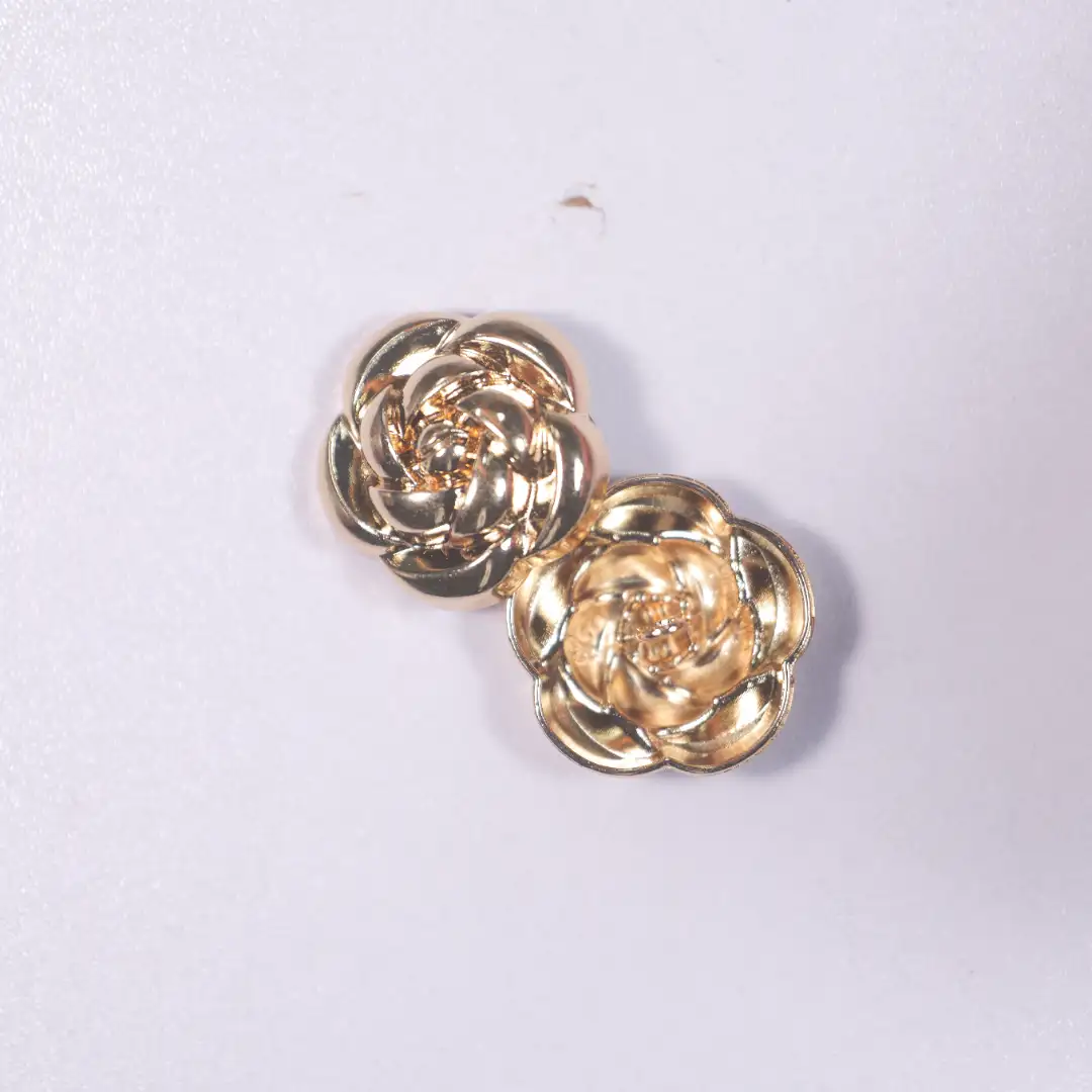golden 1 holes Metal Button for Blouse buy garments accessories in bulk from China wholesaler at wholesale price free worldwide shipping Alibaba