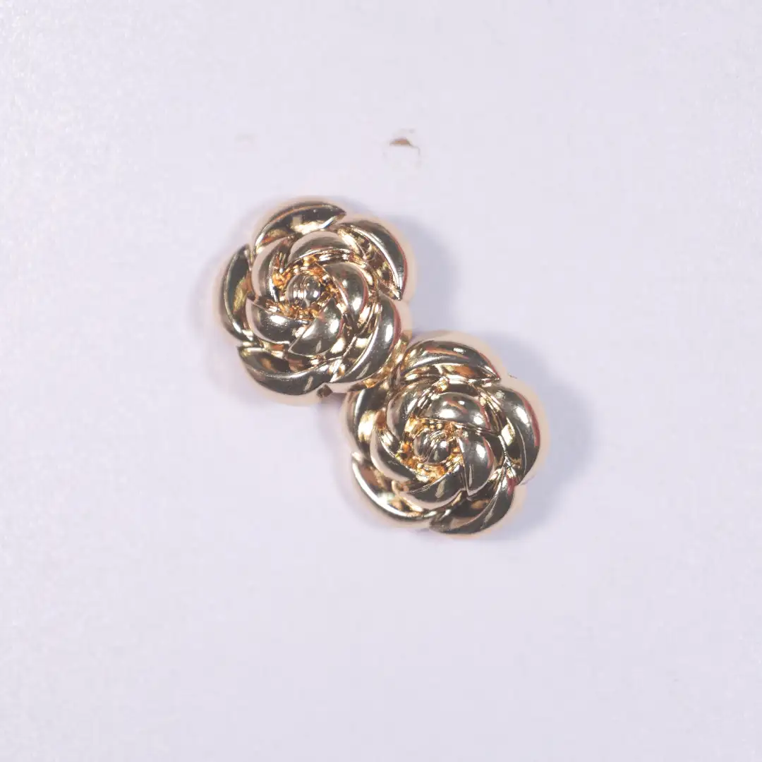golden 1 holes Metal Button for Blouse buy garments accessories in bulk from China wholesaler at wholesale price free worldwide shipping Alibaba