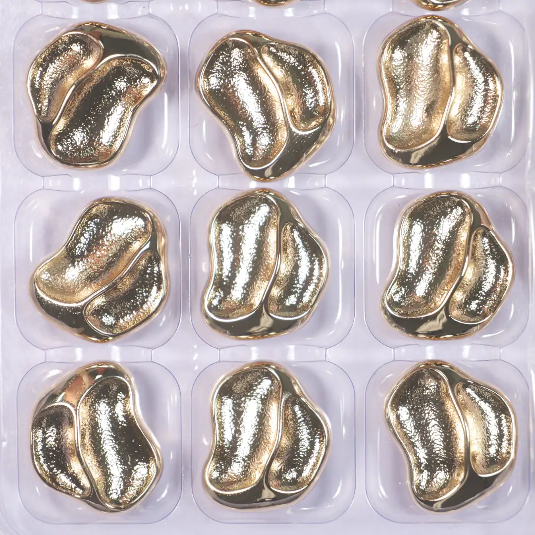 golden 1 holes Metal Button for Blouse buy garments accessories in bulk from China wholesaler at wholesale price free worldwide shipping Alibaba