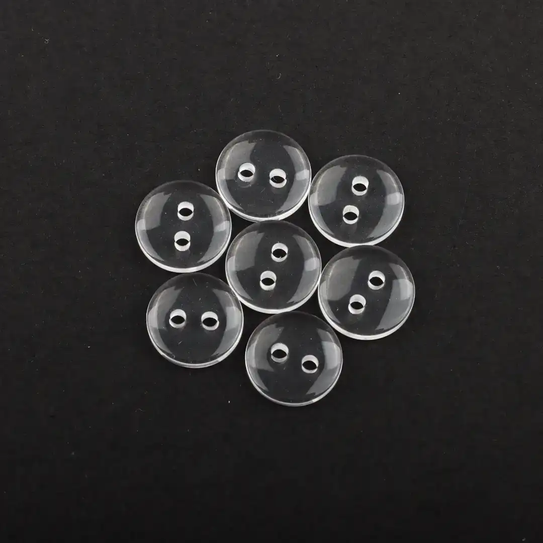 Transparent 2 holes Plastic Button for Overcoat buy garments accessories in bulk from China wholesaler at wholesale price free worldwide shipping Alibaba