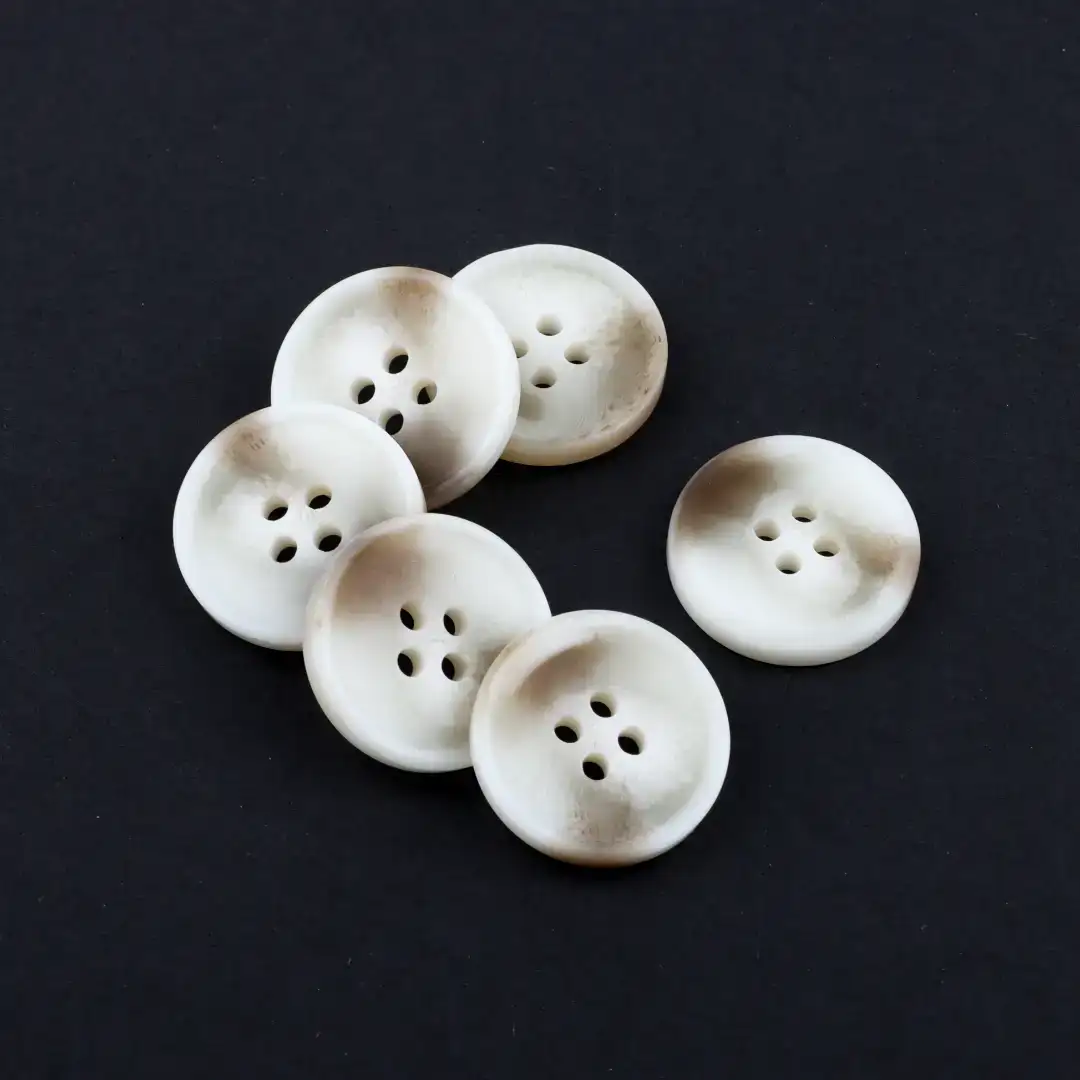 Cream 4 holes Resin Button for Jackets buy garments accessories in bulk from China wholesaler at wholesale price free worldwide shipping Alibaba