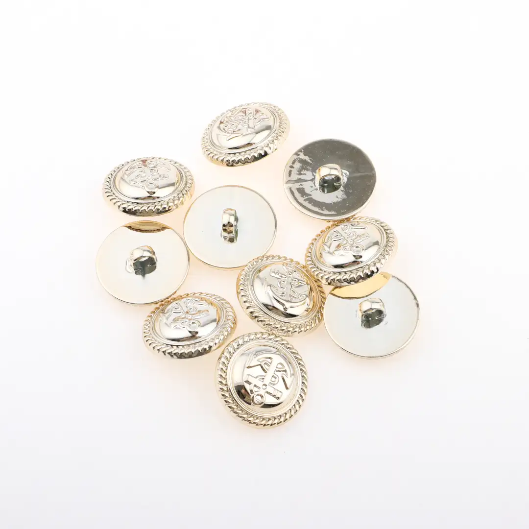 Gold 1 holes Plastic Button for Jackets buy garments accessories in bulk from China wholesaler at wholesale price free worldwide shipping Alibaba