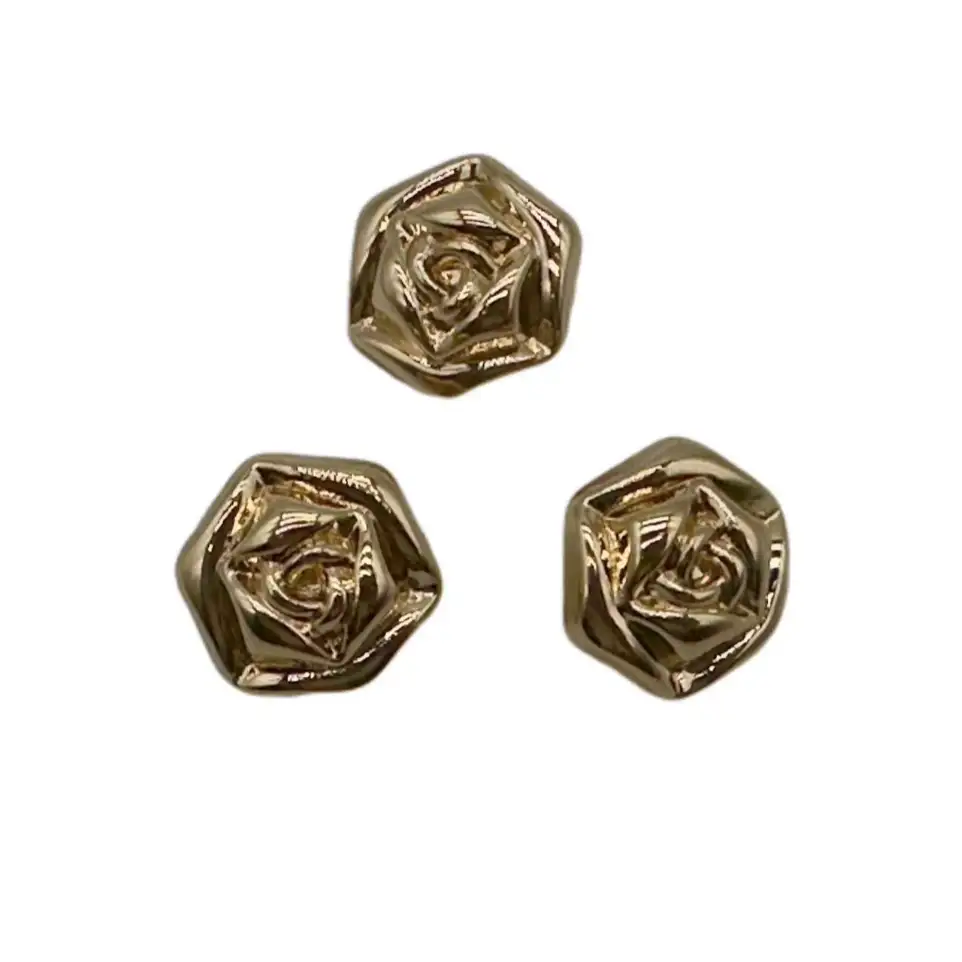 Gold 1 holes Metal Button for Jackets buy garments accessories in bulk from China wholesaler at wholesale price free worldwide shipping Alibaba