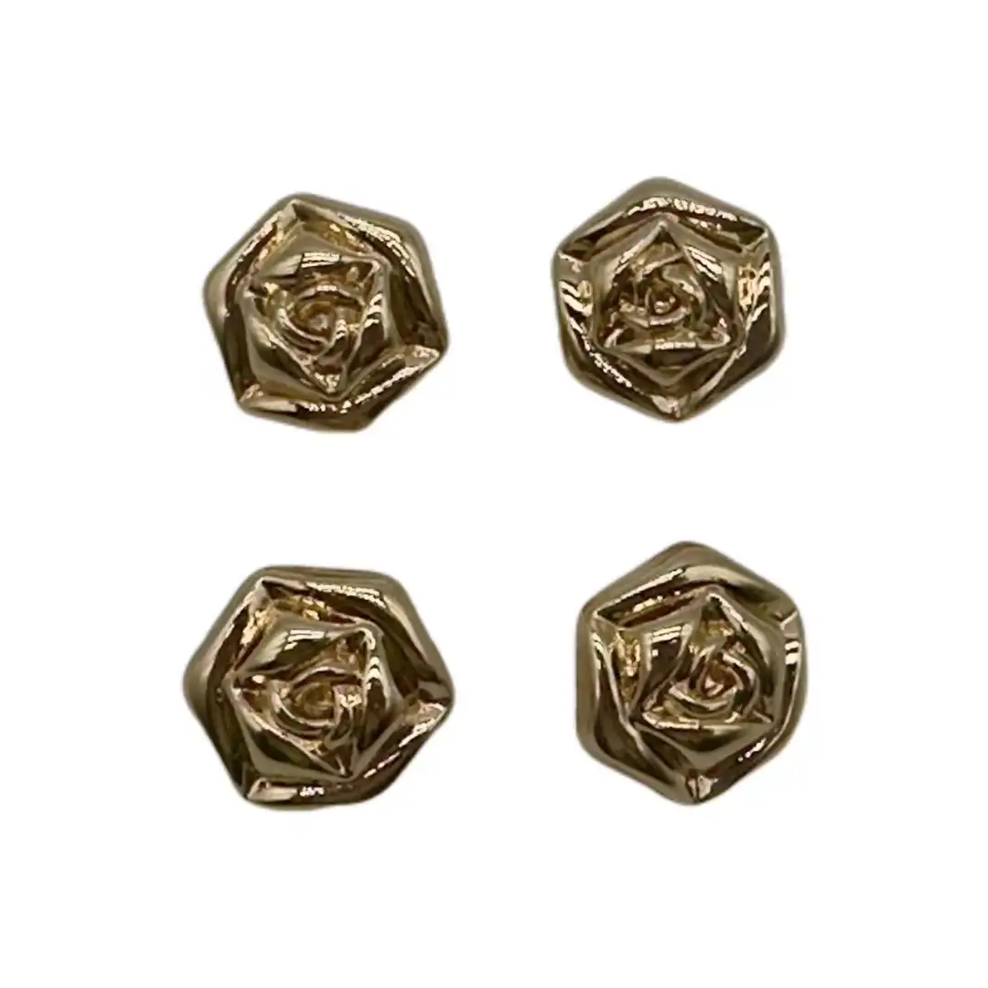 Gold 1 holes Metal Button for Jackets buy garments accessories in bulk from China wholesaler at wholesale price free worldwide shipping Alibaba