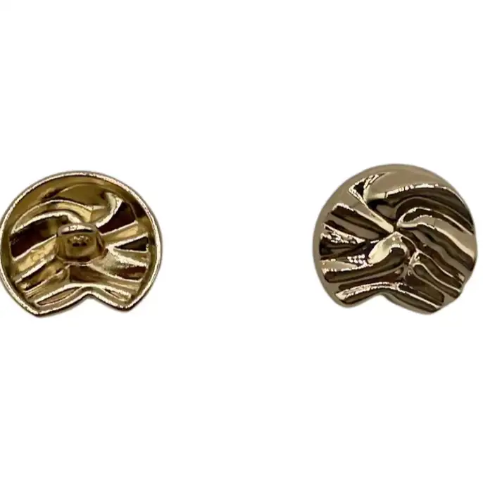 Gold 1 holes Metal Button for Jackets buy garments accessories in bulk from China wholesaler at wholesale price free worldwide shipping Alibaba