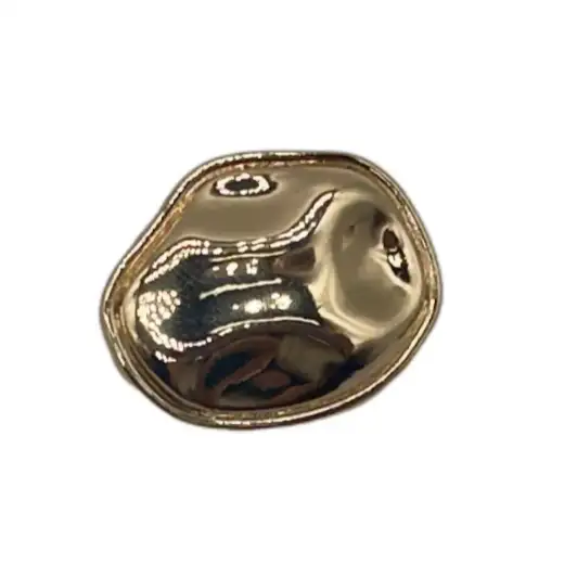 Gold 1 holes Metal Button for Jackets buy garments accessories in bulk from China wholesaler at wholesale price free worldwide shipping Alibaba