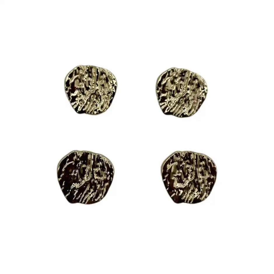 Gold 1 holes Metal Button for Jackets buy garments accessories in bulk from China wholesaler at wholesale price free worldwide shipping Alibaba