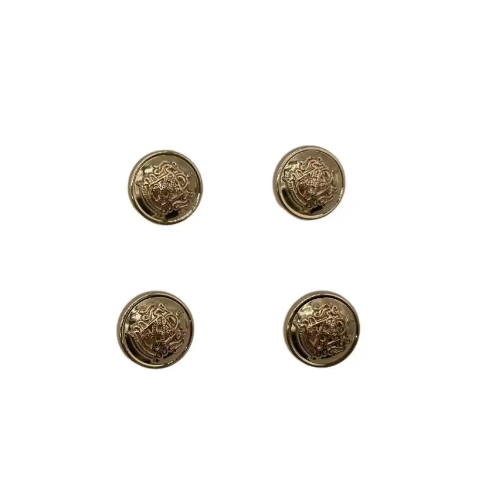 Gold 1 holes Metal Button for Jackets buy garments accessories in bulk from China wholesaler at wholesale price free worldwide shipping Alibaba