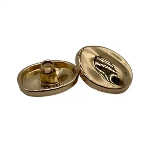 Gold 1 holes Metal Button for Jackets buy garments accessories in bulk from China wholesaler at wholesale price free worldwide shipping Alibaba