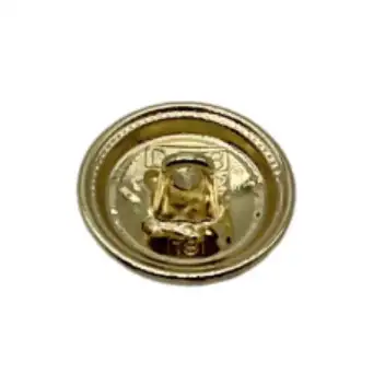 Gold 1 holes Metal Button for Jackets buy garments accessories in bulk from China wholesaler at wholesale price free worldwide shipping Alibaba