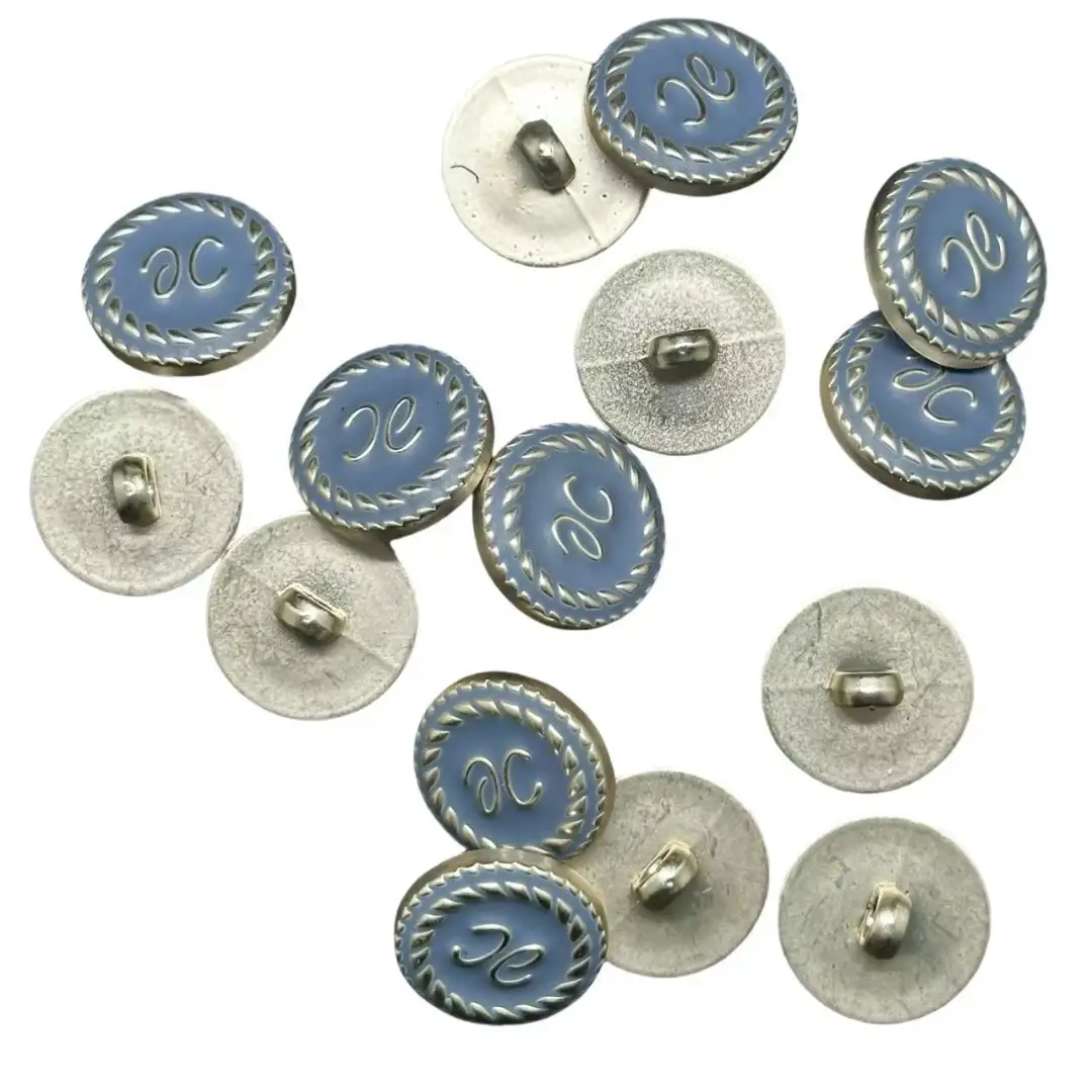 Blue 1 holes Plastic Button for Shirt,Pants,Denim Jacket,Suit Trouser buy garments accessories in bulk from China wholesaler at wholesale price free worldwide shipping Alibaba