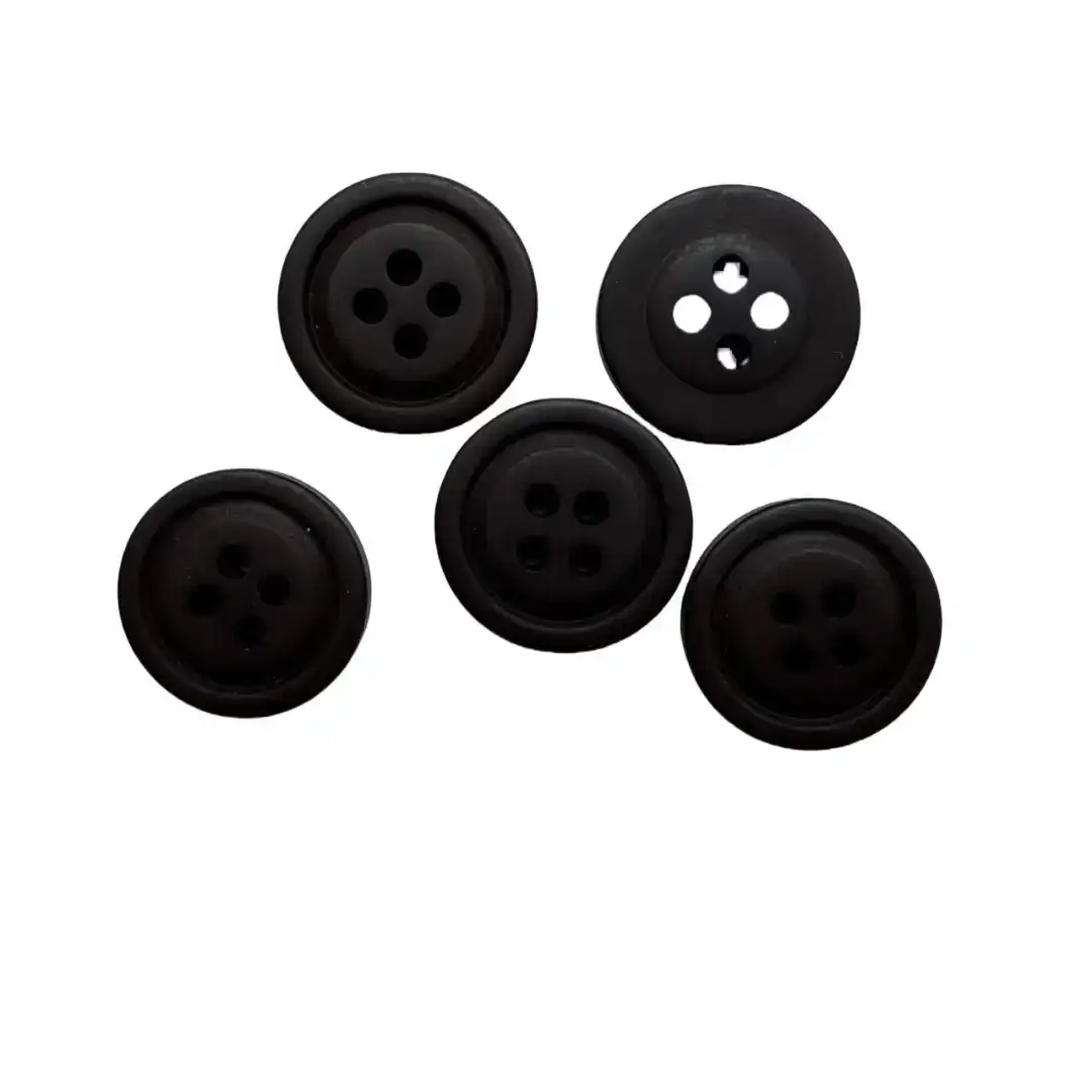 Dark brown 4 holes Resin Button for Shirt,Pants,Denim Jacket,Suit Trouser,Jackets buy garments accessories in bulk from China wholesaler at wholesale price free worldwide shipping Alibaba