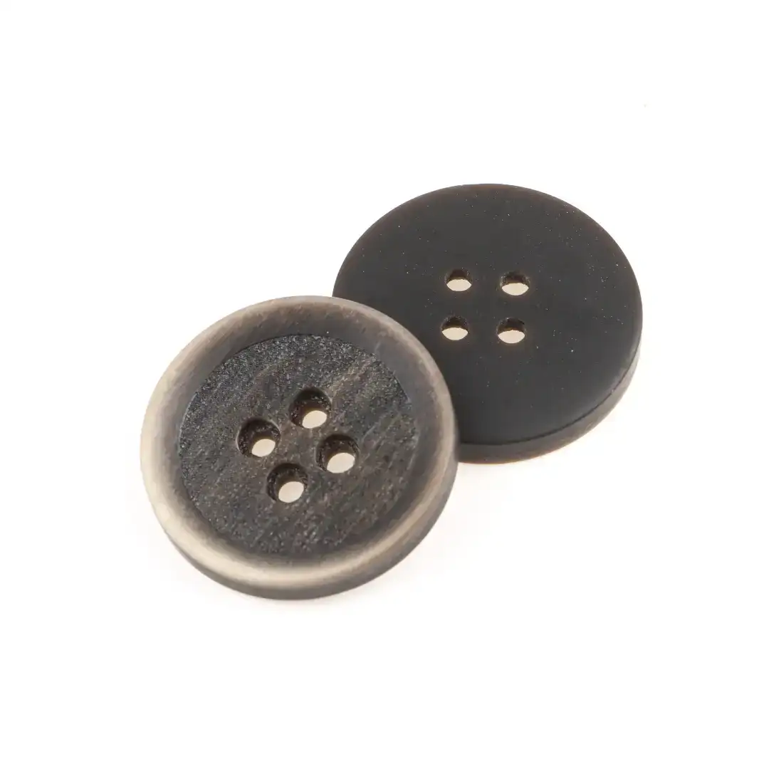 Black 4 holes Resin Button for Shirt,Overcoat buy garments accessories in bulk from China wholesaler at wholesale price free worldwide shipping Alibaba