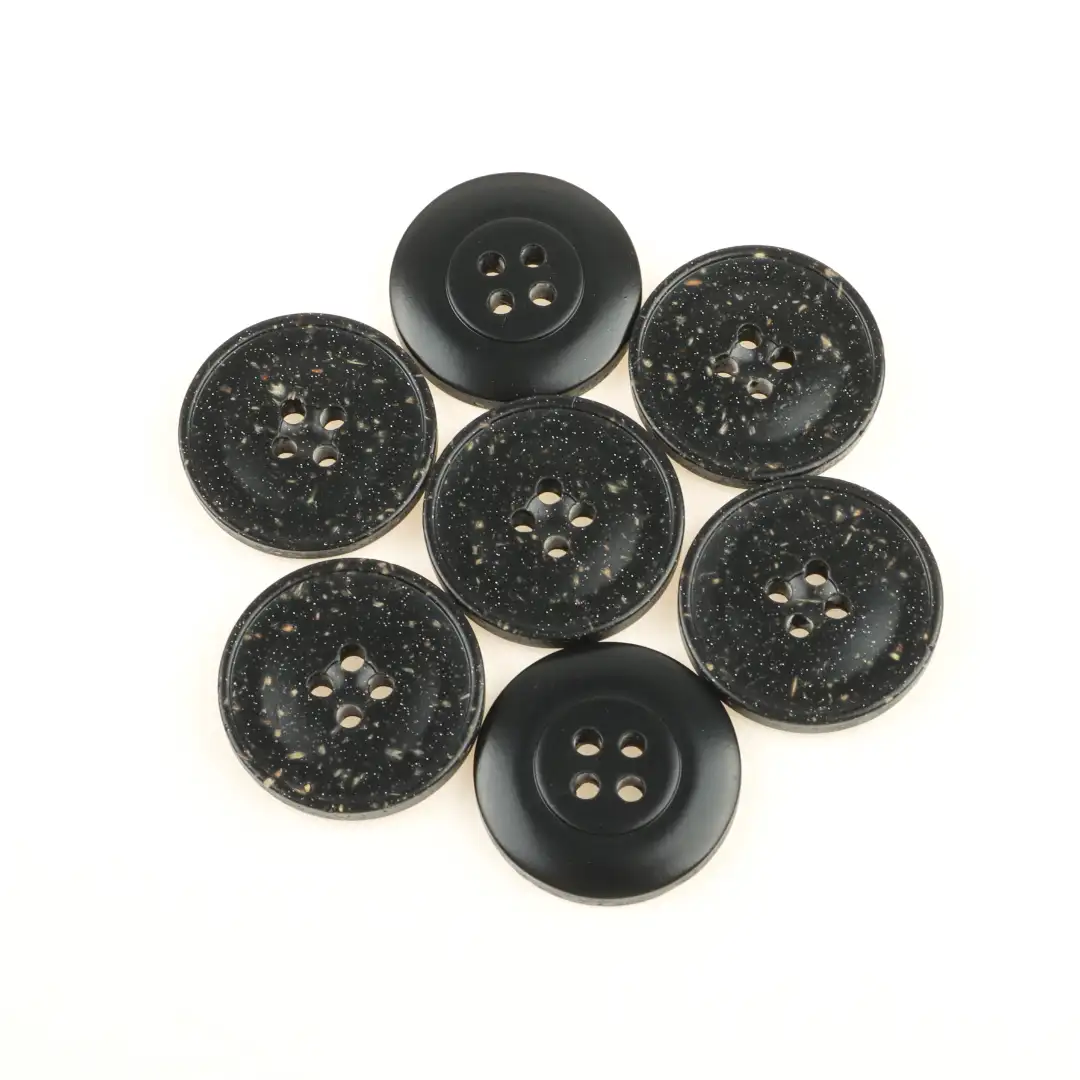 Black 4 holes Resin Button for Shirt,Overcoat buy garments accessories in bulk from China wholesaler at wholesale price free worldwide shipping Alibaba