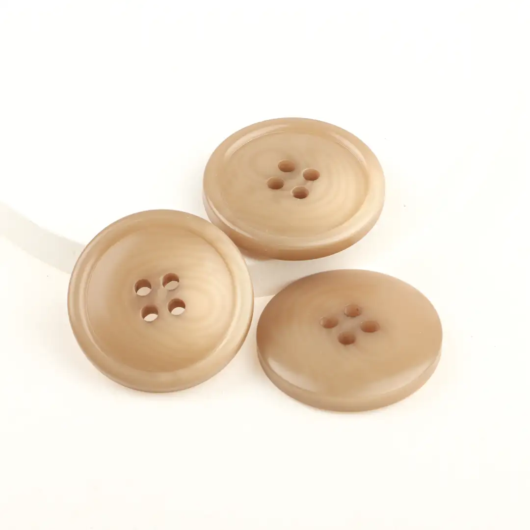 Khaki 4 holes Resin Button for Shirt,Overcoat buy garments accessories in bulk from China wholesaler at wholesale price free worldwide shipping Alibaba