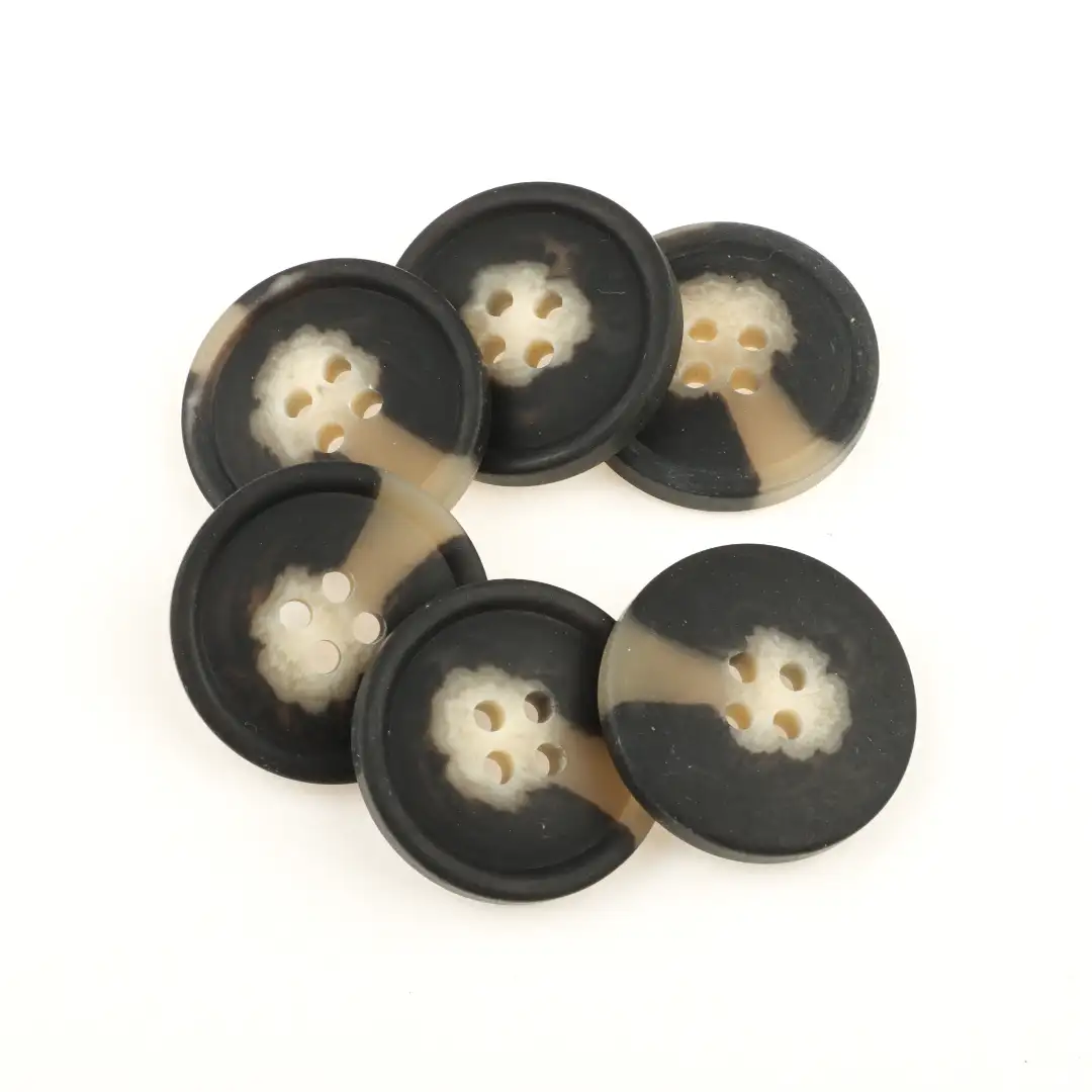 Black 4 holes Resin Button for Shirt,Overcoat buy garments accessories in bulk from China wholesaler at wholesale price free worldwide shipping Alibaba