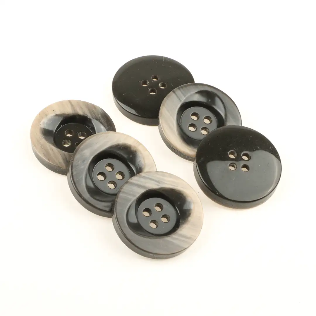 Black 4 holes Resin Button for Shirt,Overcoat buy garments accessories in bulk from China wholesaler at wholesale price free worldwide shipping Alibaba