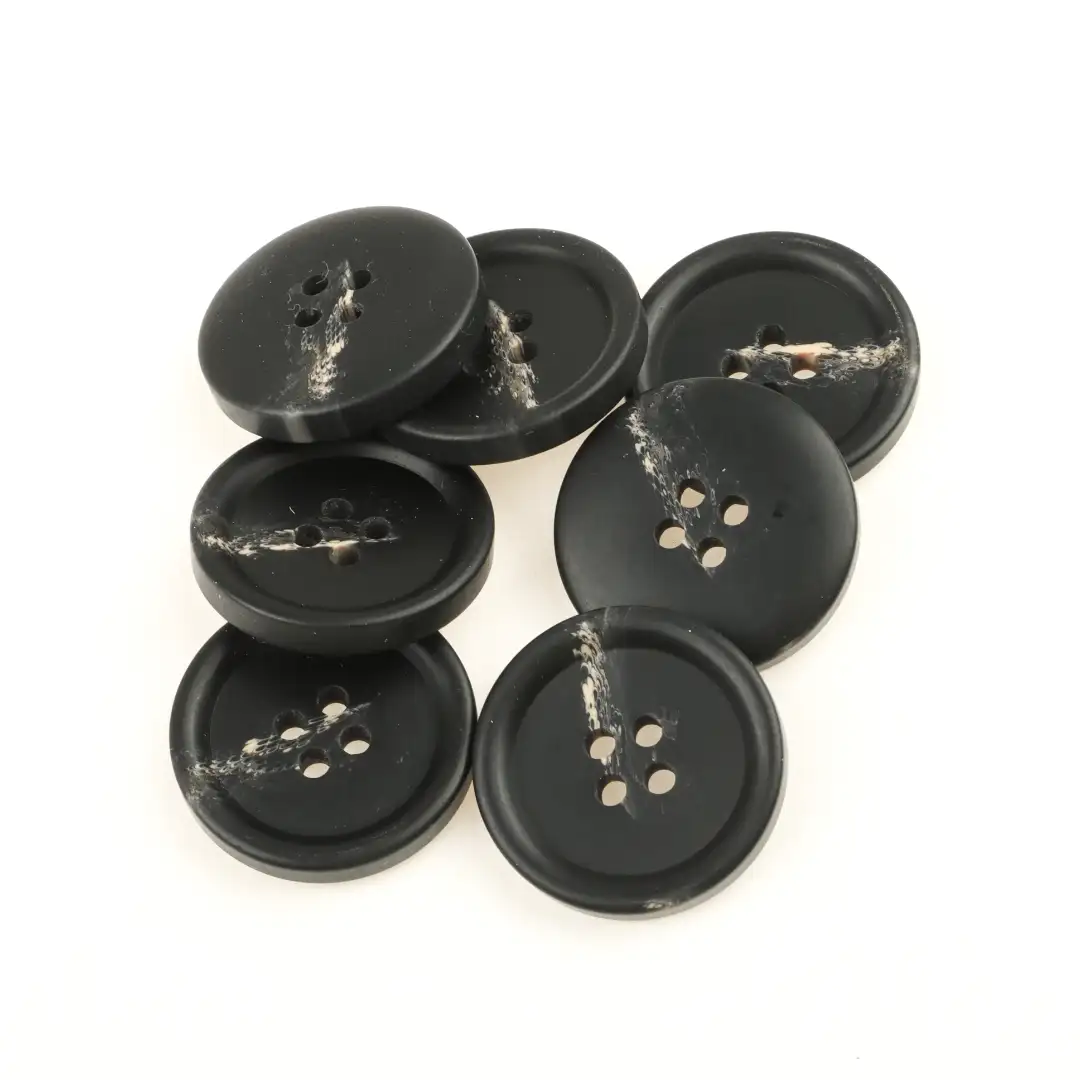 Black 4 holes Resin Button for Shirt,Overcoat buy garments accessories in bulk from China wholesaler at wholesale price free worldwide shipping Alibaba