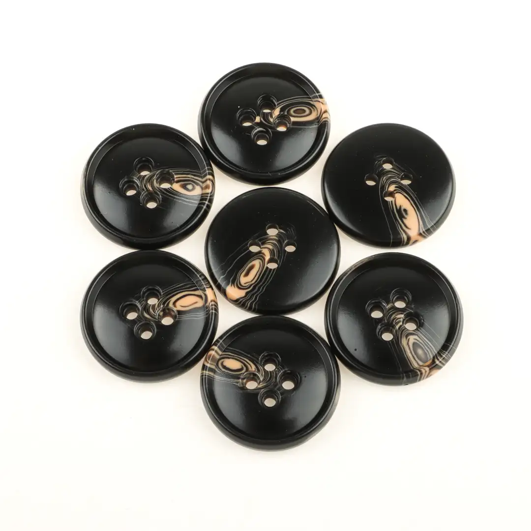 Black 4 holes Resin Button for Shirt,Overcoat buy garments accessories in bulk from China wholesaler at wholesale price free worldwide shipping Alibaba