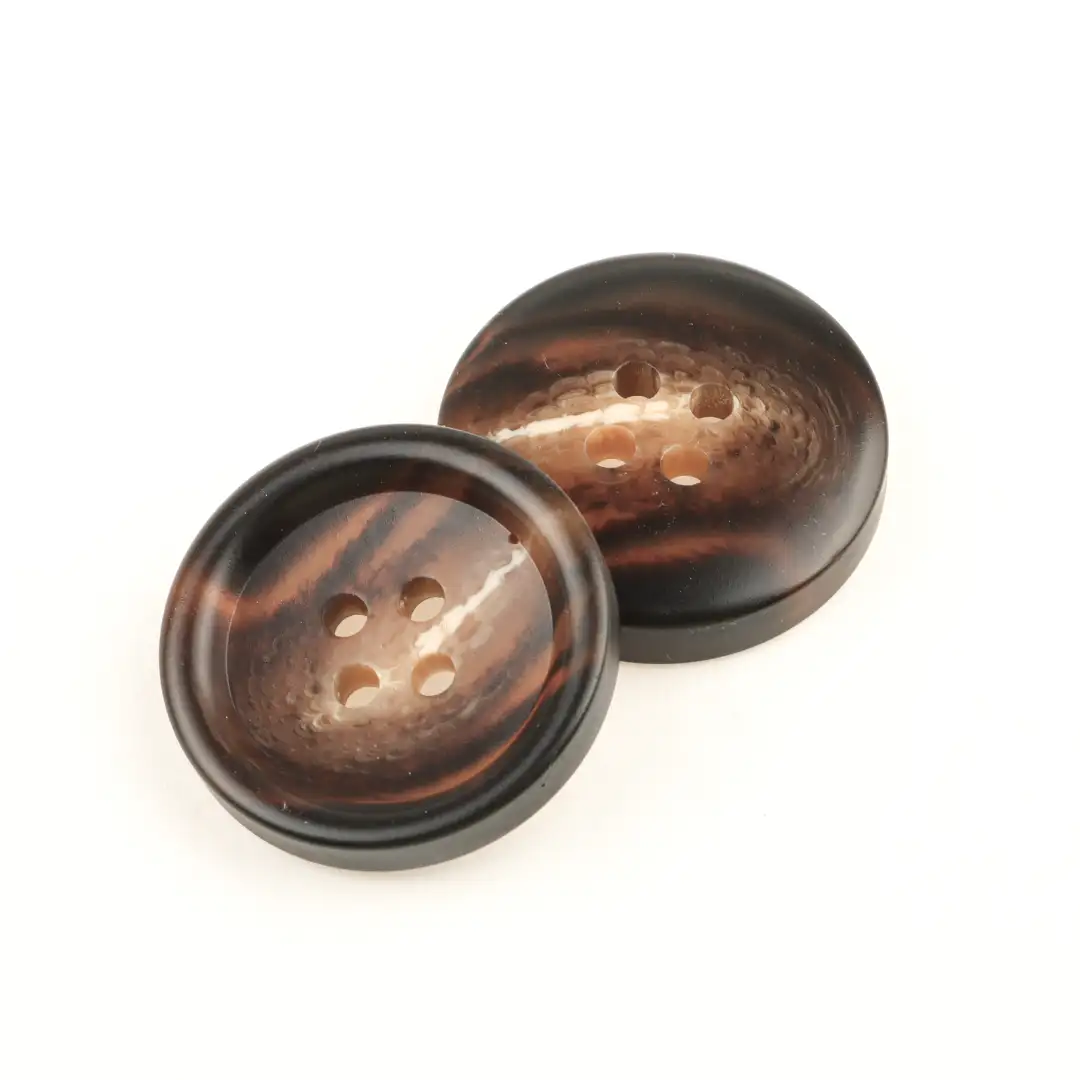 Brown 4 holes Resin Button for Overcoat,Ladies Vest (Sweater),Men’s Vest (Sweater),Open Cardigan (Sweater) buy garments accessories in bulk from China wholesaler at wholesale price free worldwide shipping Alibaba