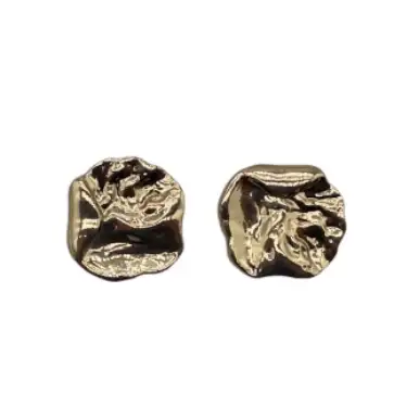Gold 1 holes Metal Button for Jackets buy garments accessories in bulk from China wholesaler at wholesale price free worldwide shipping Alibaba