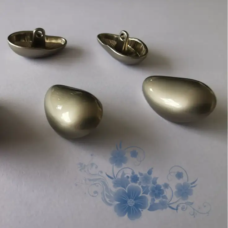 Silver 1 holes Metal Button for Trench Coat buy garments accessories in bulk from China wholesaler at wholesale price free worldwide shipping Alibaba