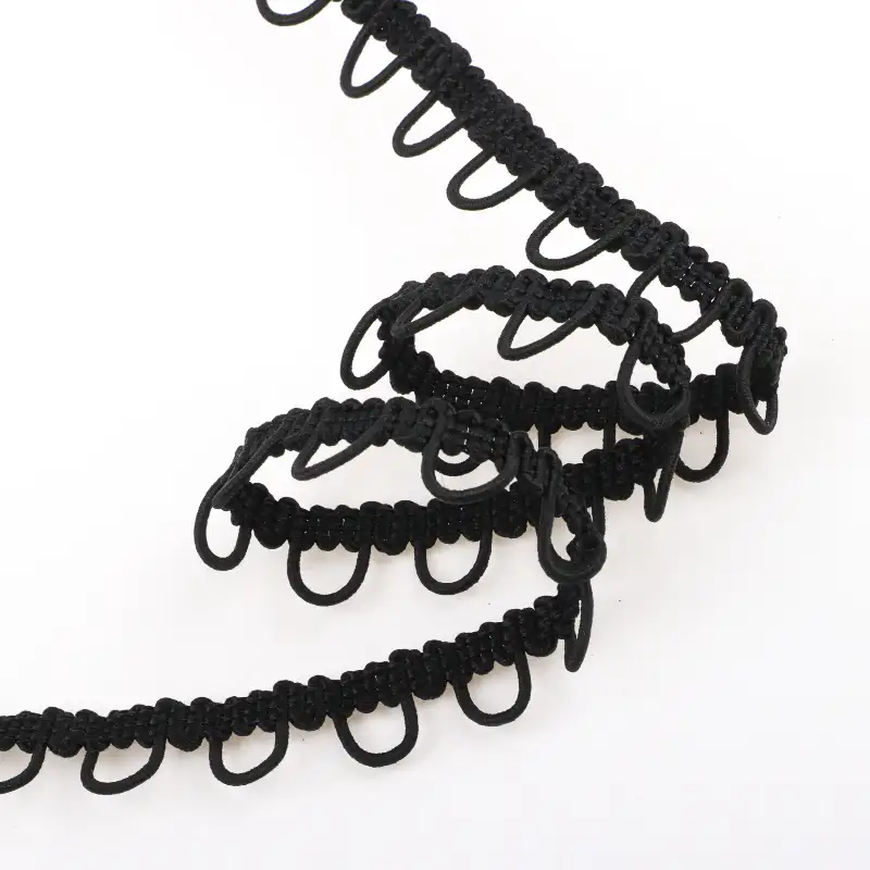Black  Polyester Elastic / Tape for Skirt,Uniform buy garments accessories in bulk from China wholesaler at wholesale price free worldwide shipping Alibaba