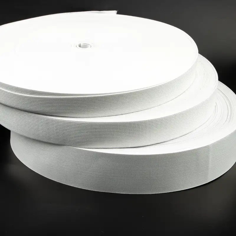 White  Polyester Elastic / Tape for Yoga Clothes,Swimsuits,Uniform buy garments accessories in bulk from China wholesaler at wholesale price free worldwide shipping Alibaba