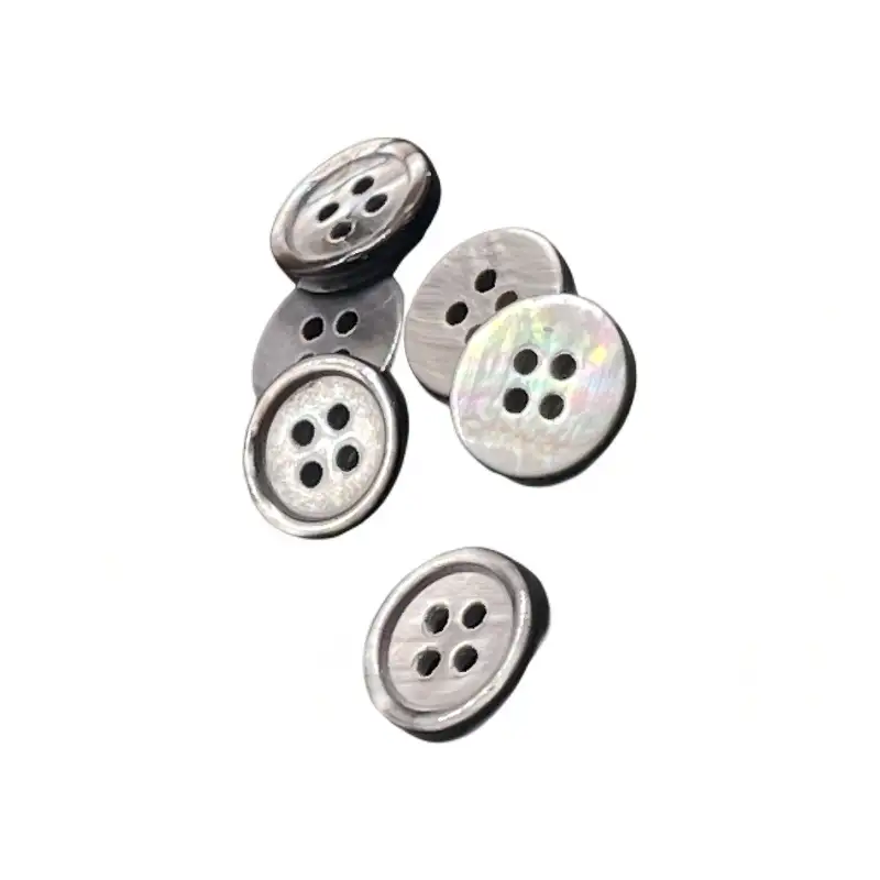 Black 4 holes Shell Button for Shirt,Pants,Denim Jacket,Suit Trouser,Jackets,Blazer,T-Shirt,Polo Shirt,Tank Top buy garments accessories in bulk from China wholesaler at wholesale price free worldwide shipping Alibaba