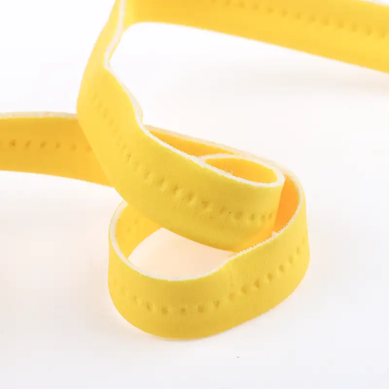 Yellow  Polyester Elastic / Tape for Jackets,Overcoat buy garments accessories in bulk from China wholesaler at wholesale price free worldwide shipping Alibaba