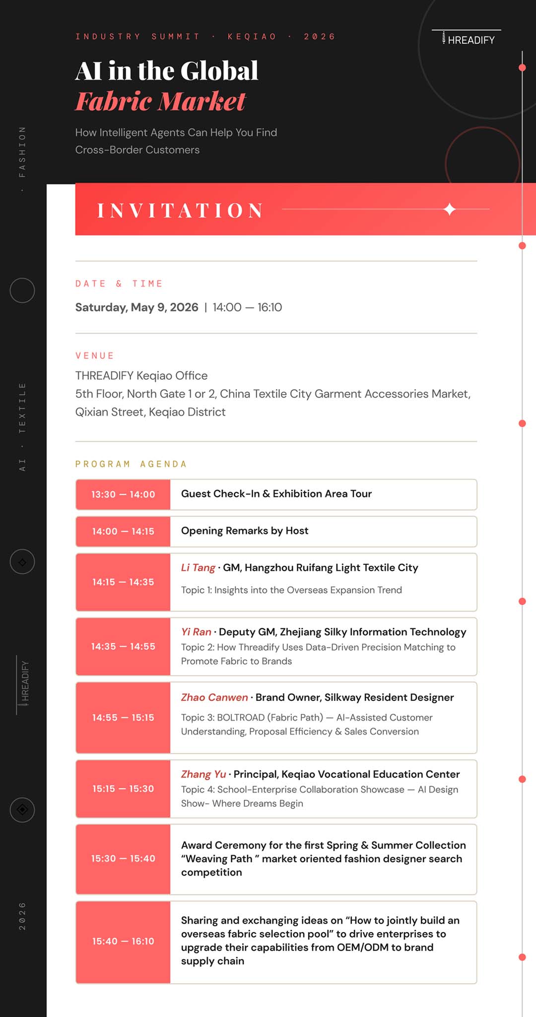 Learn how to use AI in Global Textile Export with Threadify_01