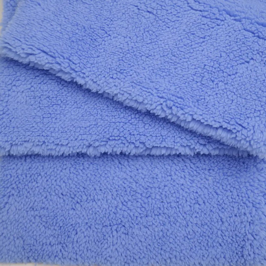 China Fabric for Pajamas,Loungewear Coral Fleece Knit Fabric Polyester Blue color buy from China wholesaler bulk order at wholesale price free worldwide shipping Alibaba