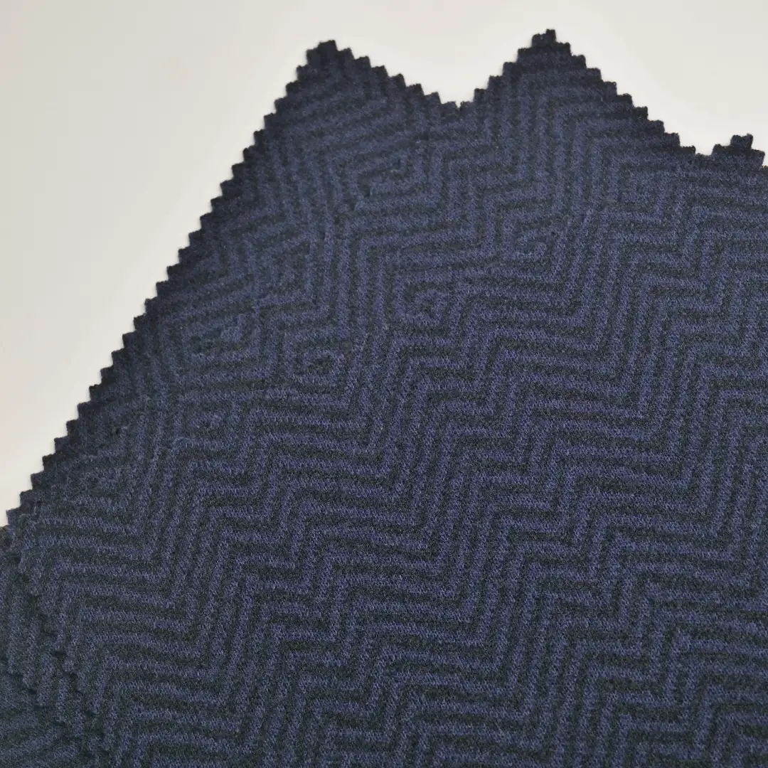 China Fabric for Trench Coat,Overcoat,Suit Knit Woolen Fabric Woolen Polyester Navy color buy from China wholesaler bulk order at wholesale price free worldwide shipping Alibaba