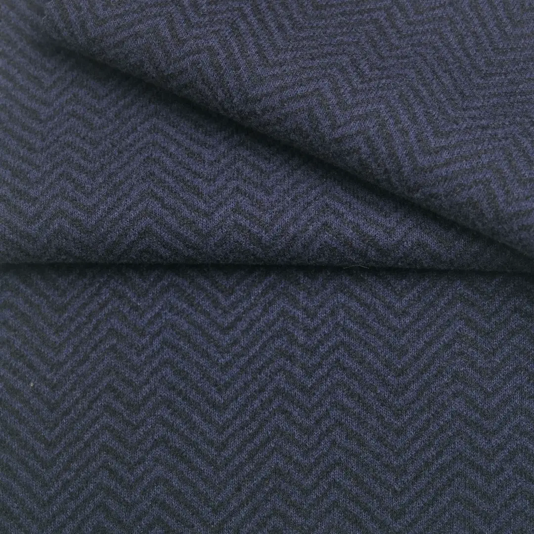 China Fabric for Trench Coat,Overcoat,Suit Knit Woolen Fabric Woolen Polyester Navy color buy from China wholesaler bulk order at wholesale price free worldwide shipping Alibaba