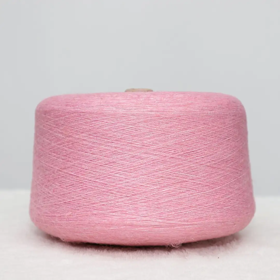 China Yarn for Full-Zipper Cardigan (Sweater),Polo T-shirt (Sweater),Hoodie  (Sweater) Mossy Yarn Fancy Yarn Polyester Acrylic Wool Spandex Pink color buy from China wholesaler bulk order at wholesale price free worldwide shipping Alibaba