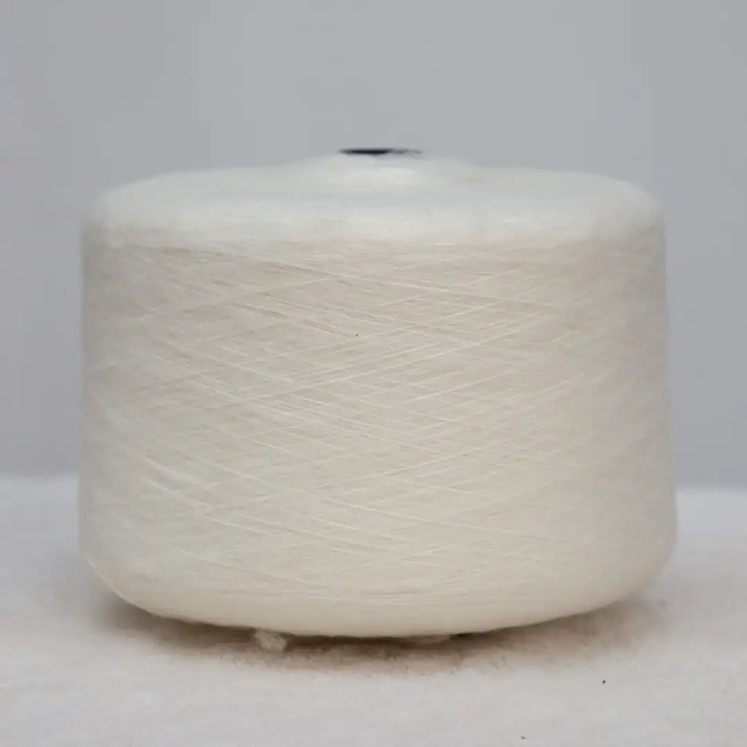 China Yarn for Half-Zipper Cardigan (Sweater),Crew Neck Pullover (Sweater),Polo T-shirt (Sweater) Ring Spun Regular Yarn Acrylic Recycled Polyester White color buy from China wholesaler bulk order at wholesale price free worldwide shipping Alibaba