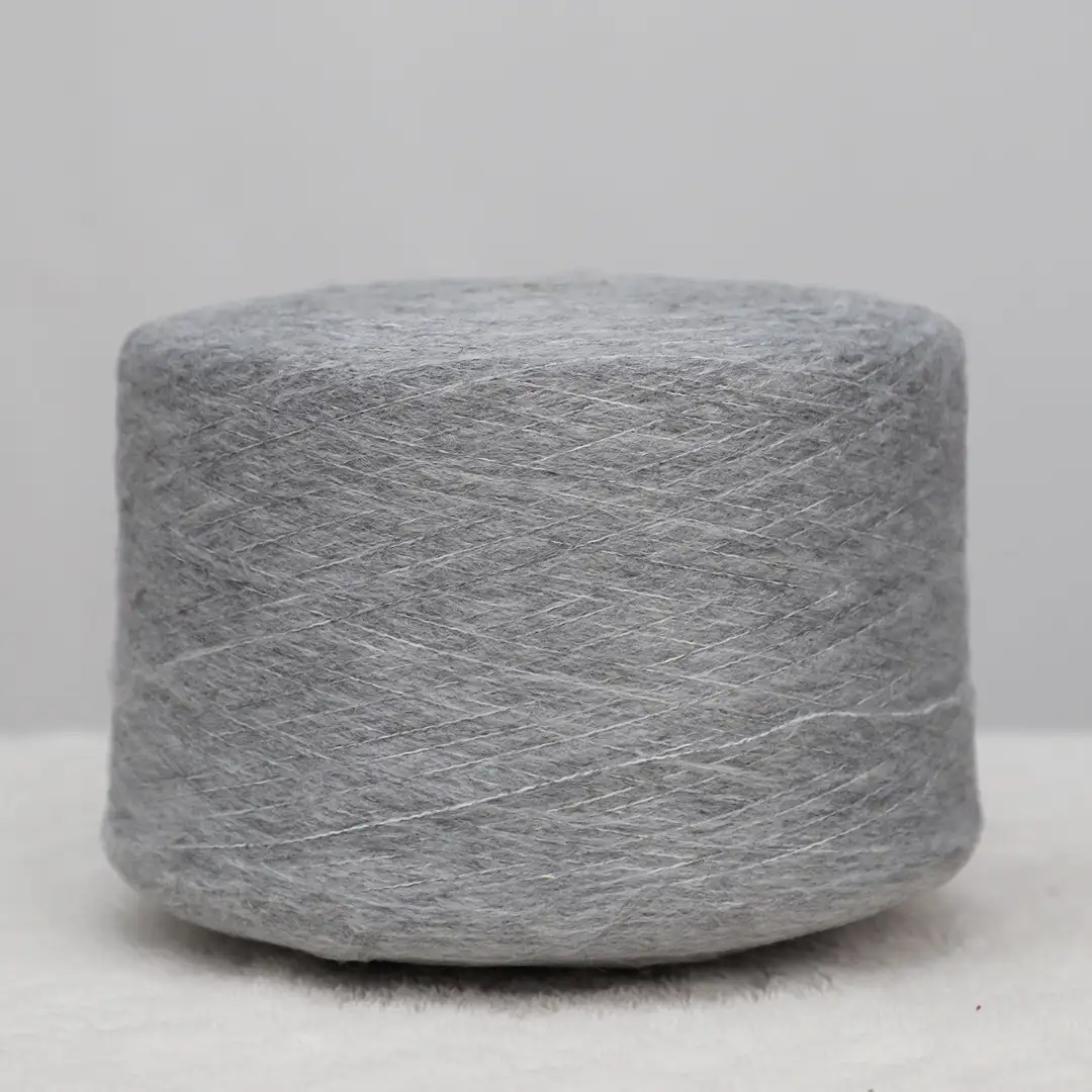 China Yarn for Full-Zipper Cardigan (Sweater),Polo T-shirt (Sweater),Hoodie  (Sweater) Mossy Yarn Fancy Yarn Acrylic Polyester Gray color buy from China wholesaler bulk order at wholesale price free worldwide shipping Alibaba