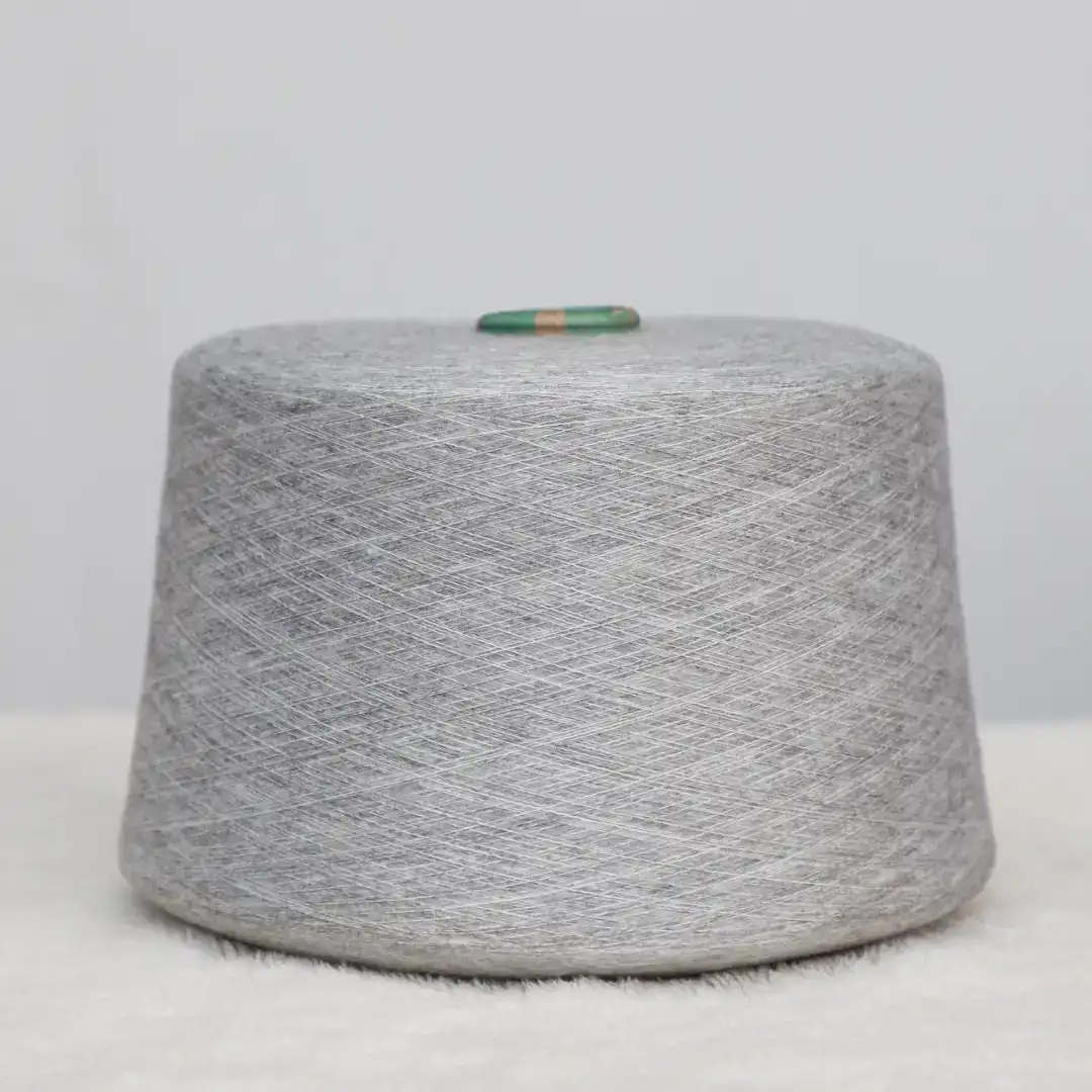 China Yarn for Full-Zipper Cardigan (Sweater),Polo T-shirt (Sweater),Hoodie  (Sweater) Mossy Yarn Fancy Yarn Acrylic Recycled Polyester Spandex Gray color buy from China wholesaler bulk order at wholesale price free worldwide shipping Alibaba