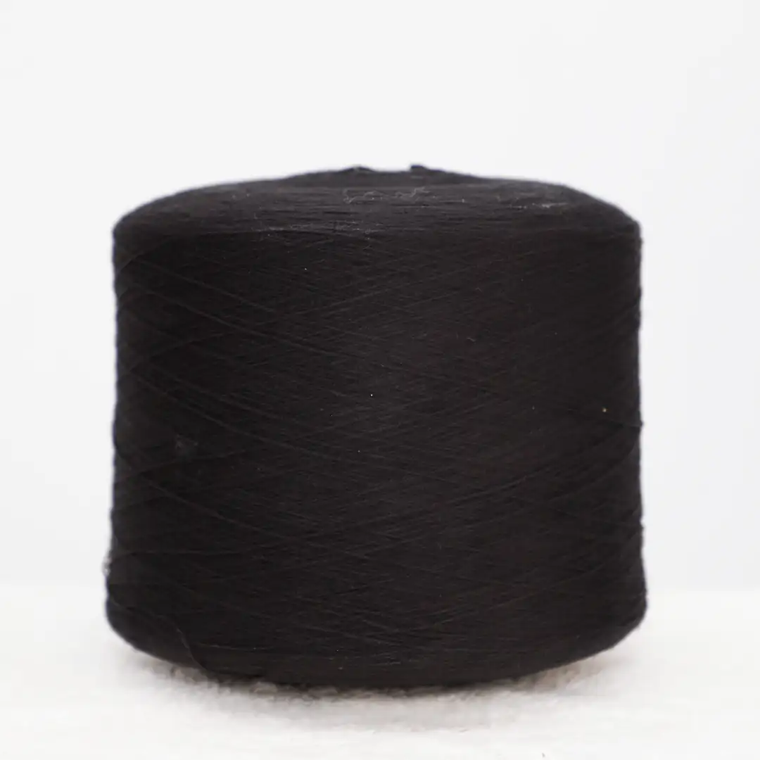 China Yarn for Half-Zipper Cardigan (Sweater),Crew Neck Pullover (Sweater),Polo T-shirt (Sweater) Semi-Worsted Spun Regular Yarn Acrylic Merino Wool Black color buy from China wholesaler bulk order at wholesale price free worldwide shipping Alibaba